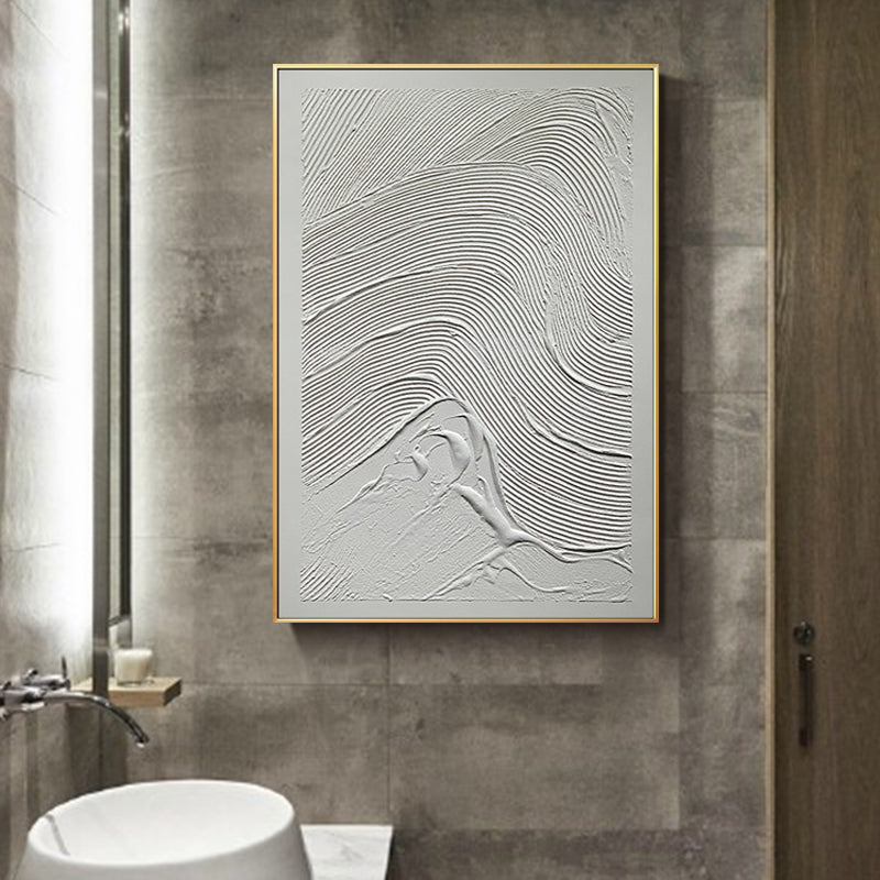 Minimalist Plaster Art "Flow“