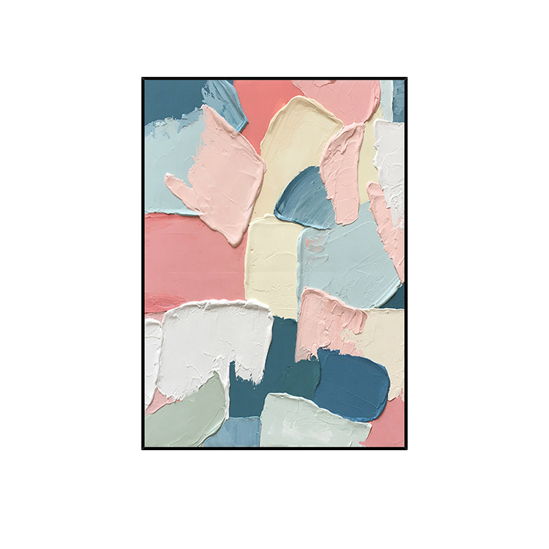 Abstract Plaster Painting "Fragments of Emotion"