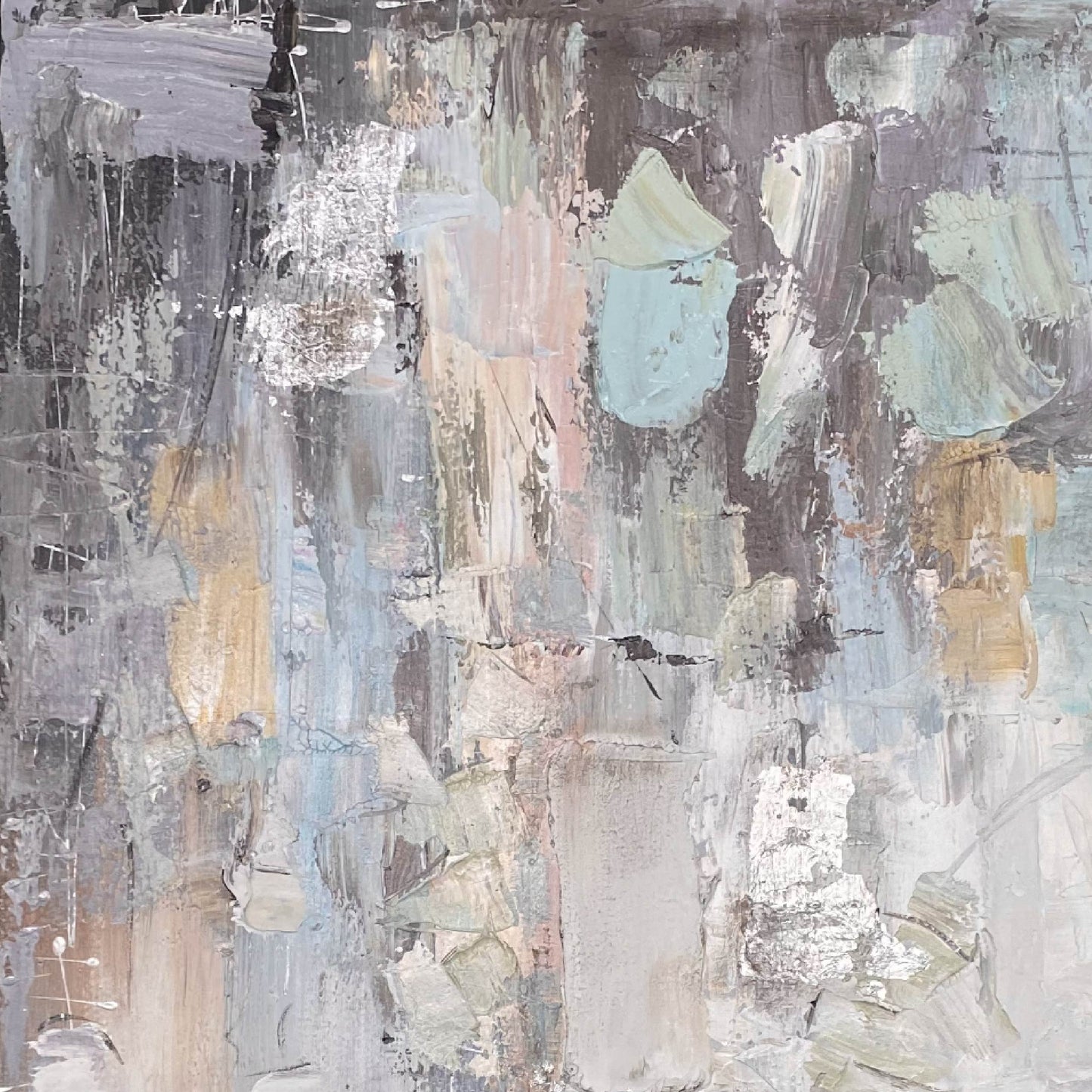 texture painting"Abstract Emotion Field"