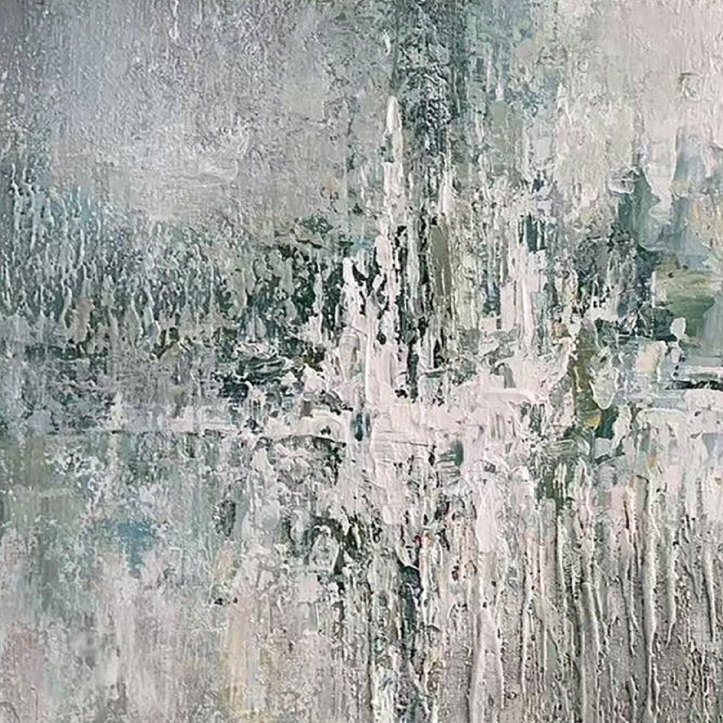 texture painting"Plain - Colored Nature"