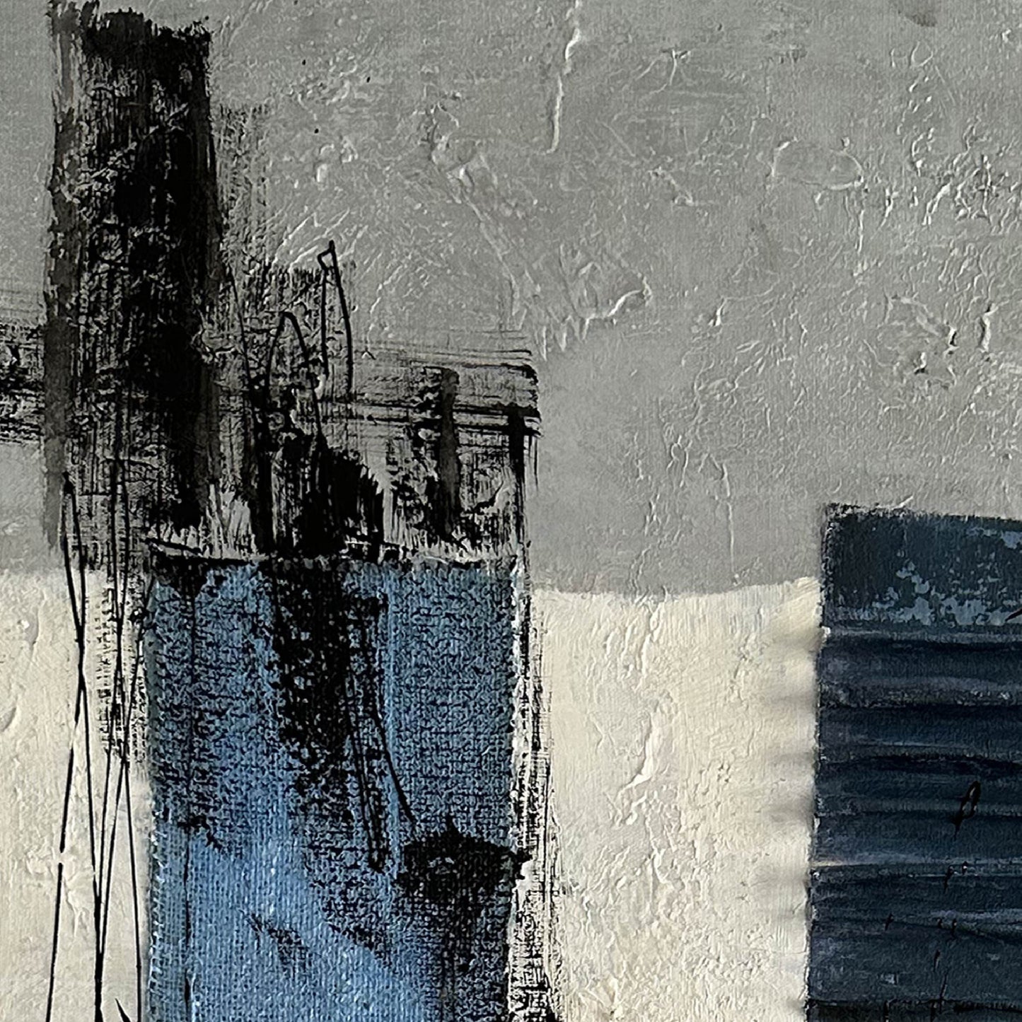 texture painting"Abstract Construction "