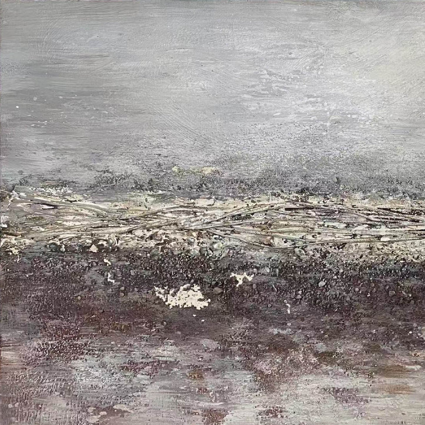 texture painting"Quiet Realm"
