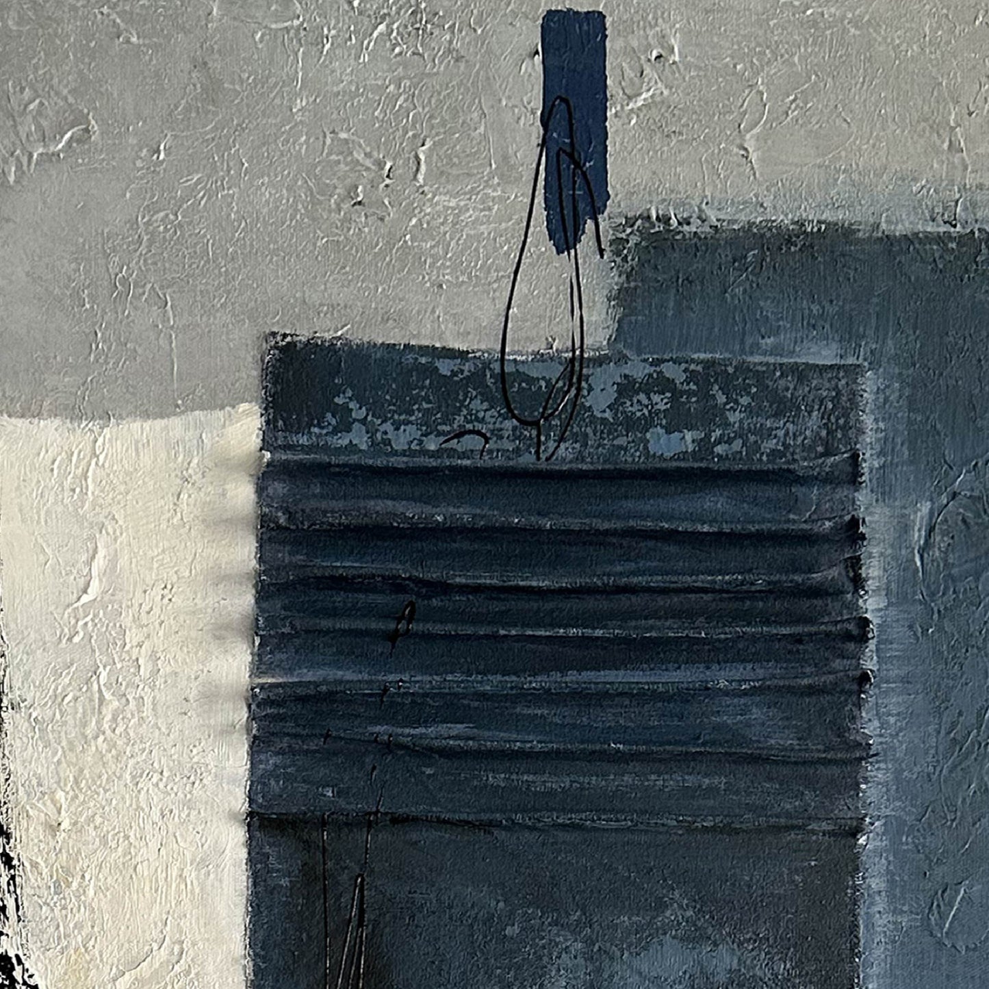 texture painting"Abstract Construction "