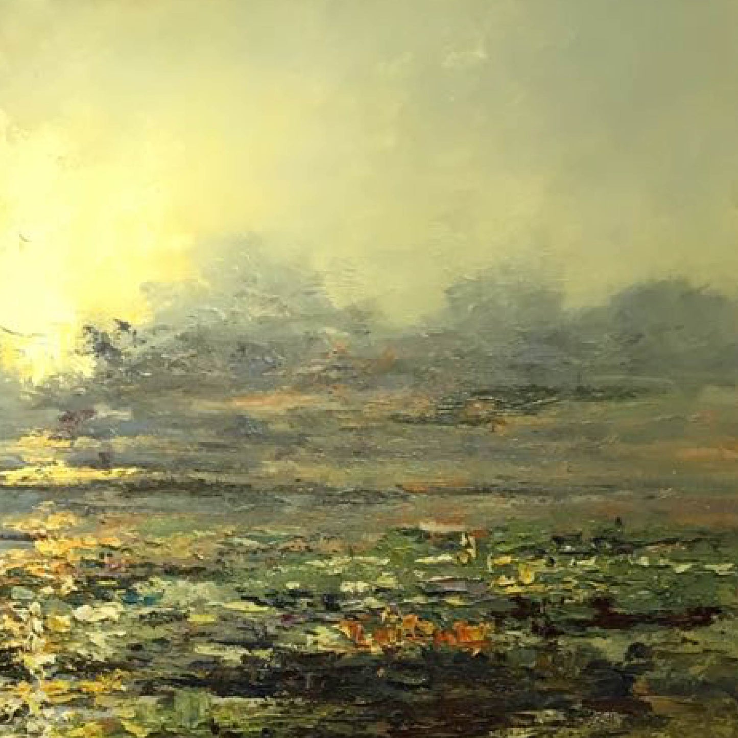 landscape painting"Dawn - Dusk Crossing"