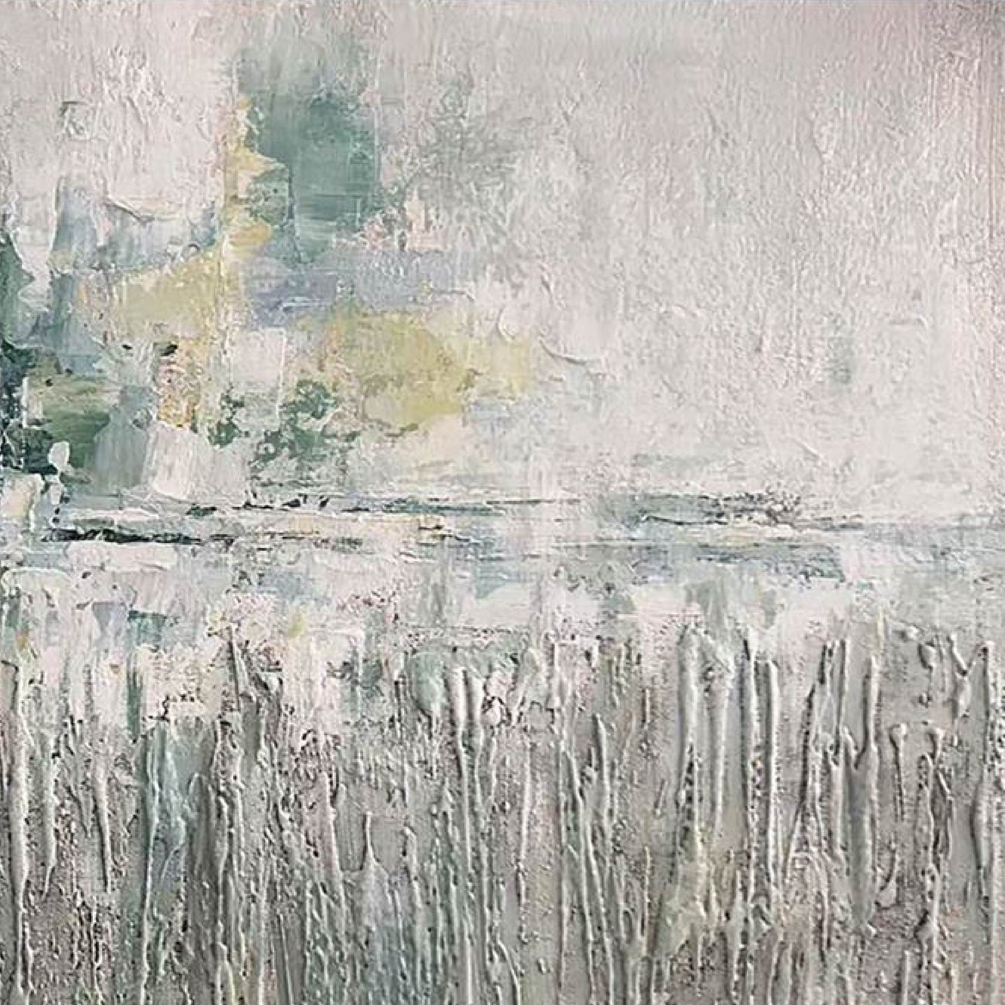 texture painting"Plain - Colored Nature"