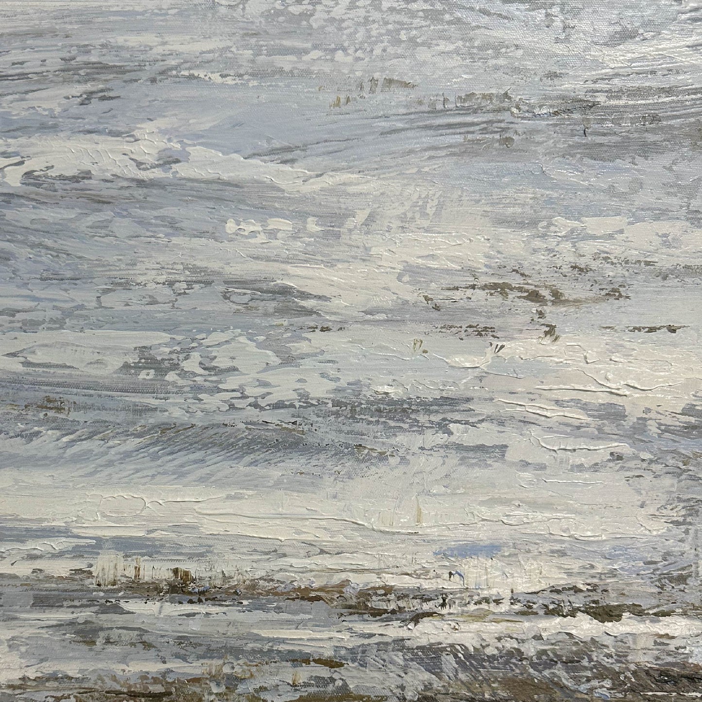 Texture Abstract Painting“Water - Sky: Light and Shadow Variation”