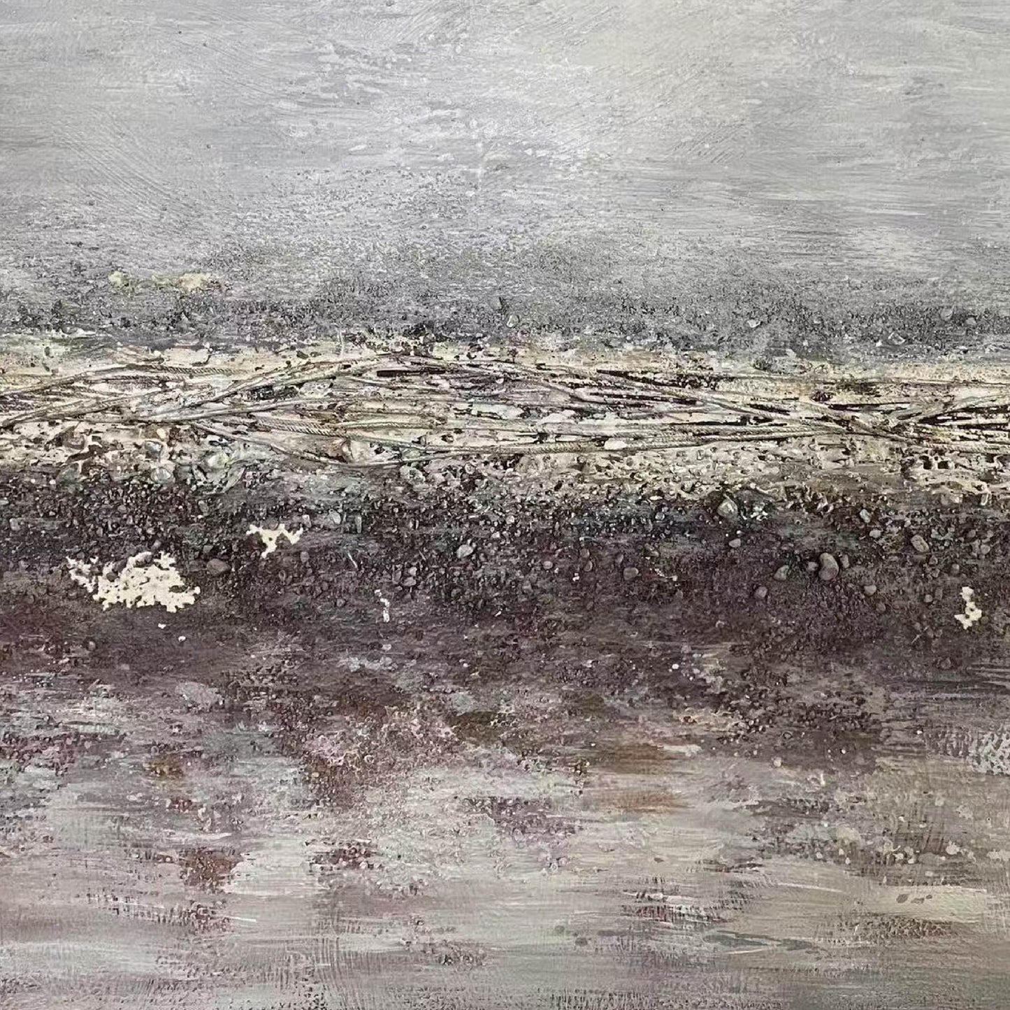 texture painting"Quiet Realm"