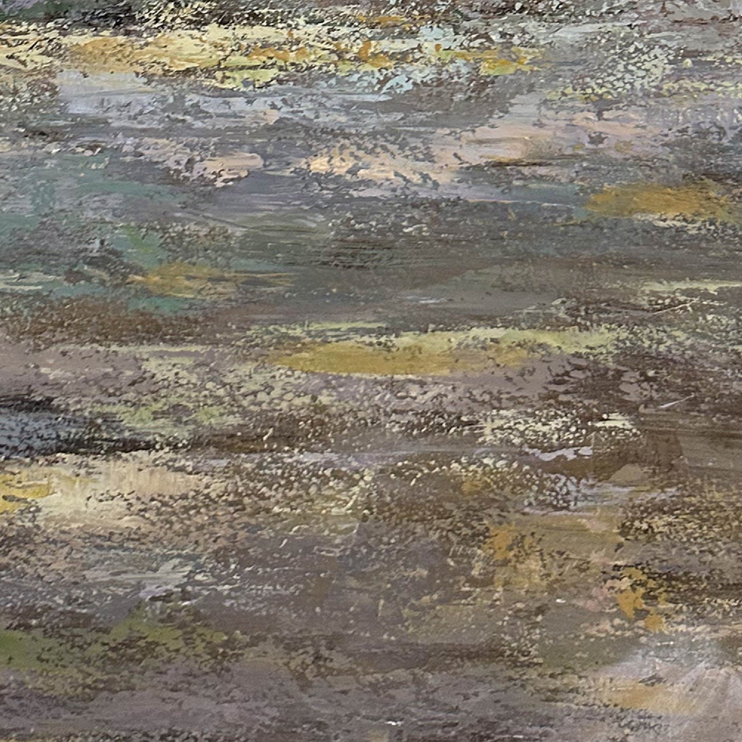 Abstract Painting"Impression·Twilight by the Water "