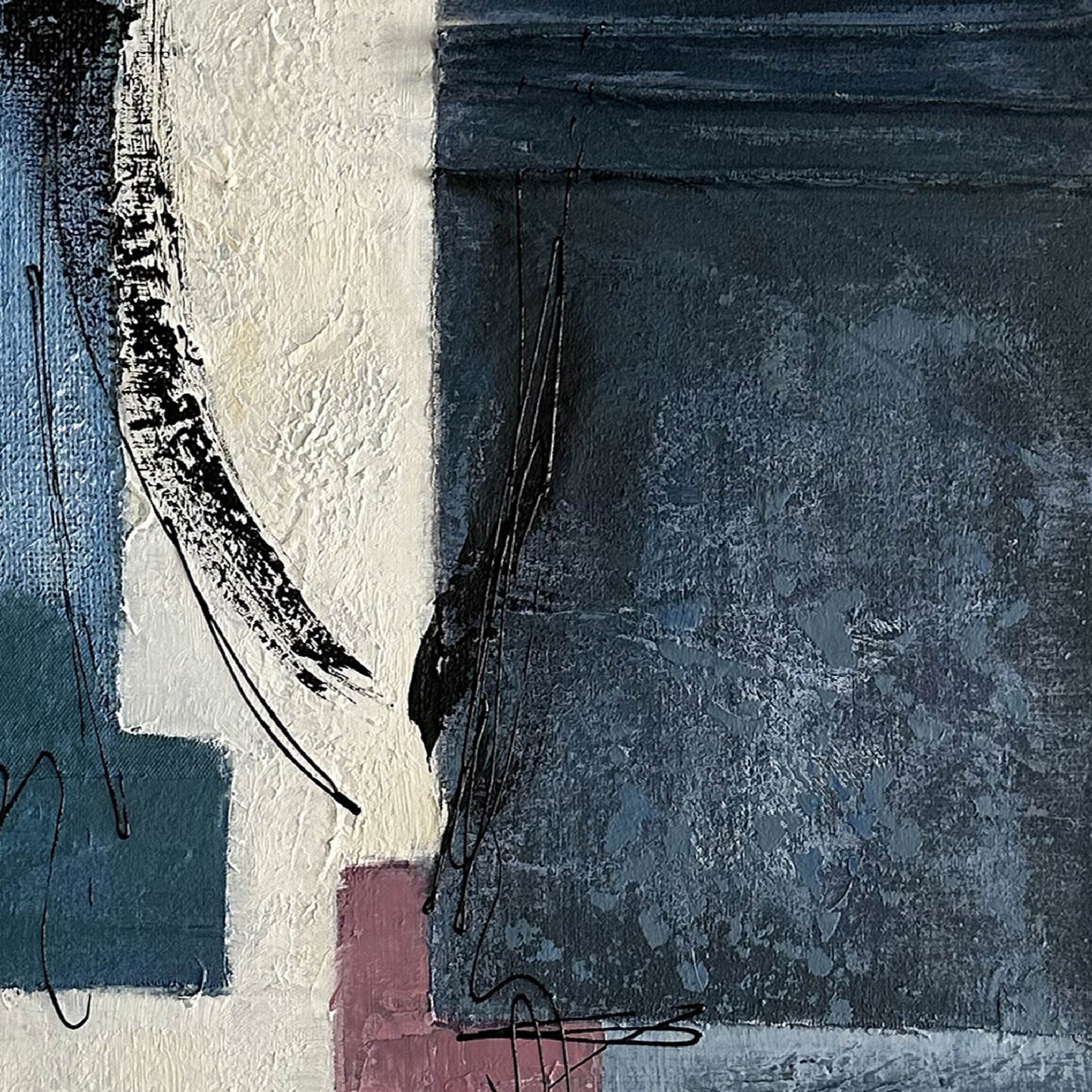 texture painting"Abstract Construction "