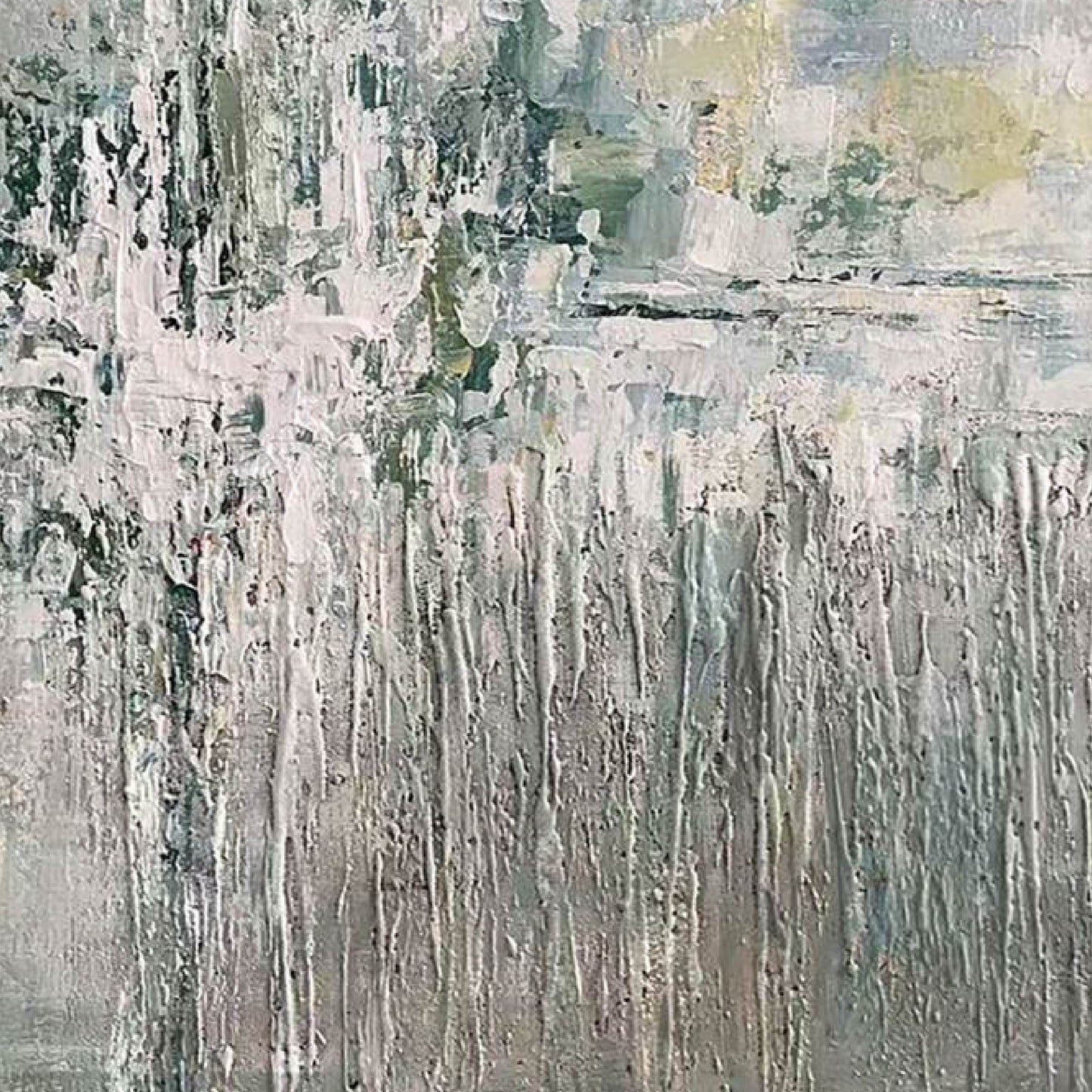 texture painting"Plain - Colored Nature"