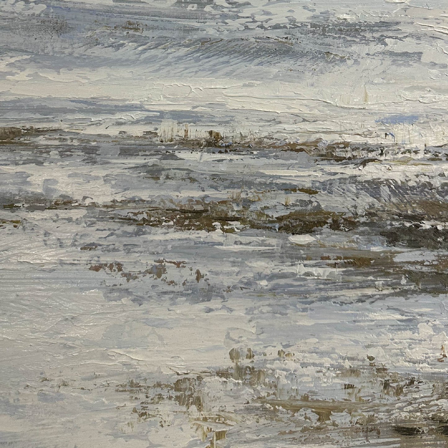 Texture Abstract Painting“Water - Sky: Light and Shadow Variation”
