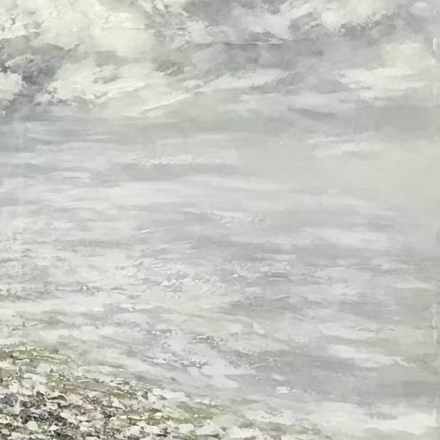 landscape painting"Shadow of Clouds and Charm of Waters "