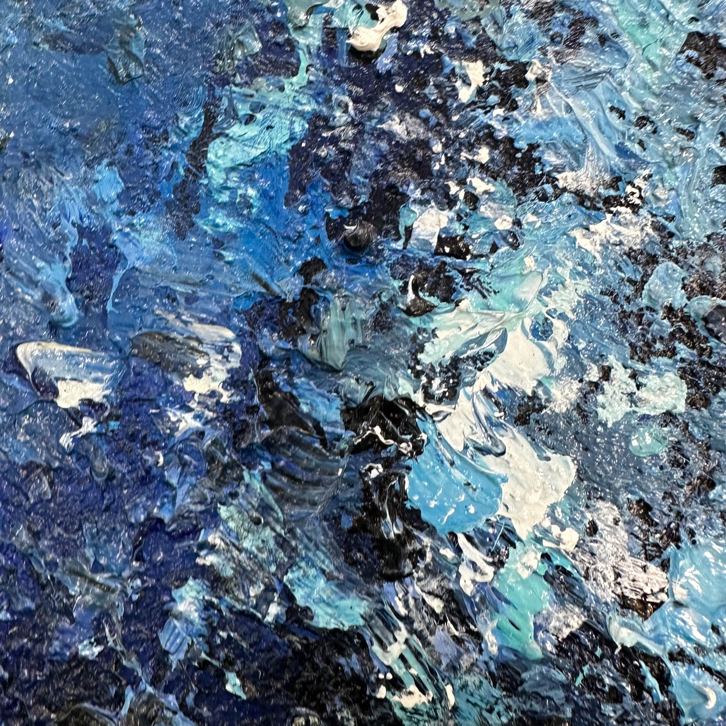 abstract painting“Azure Surge of Dreams”