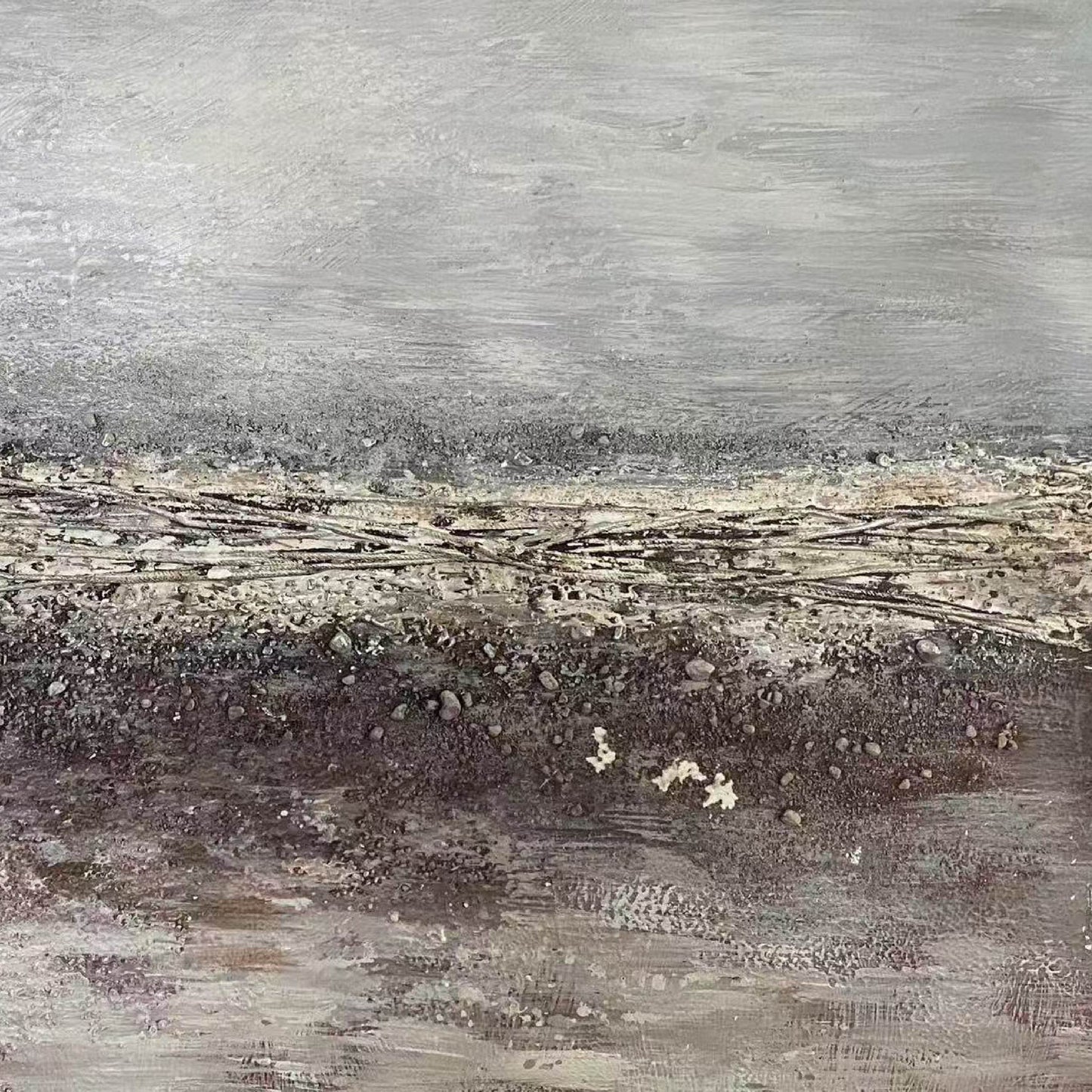 texture painting"Quiet Realm"