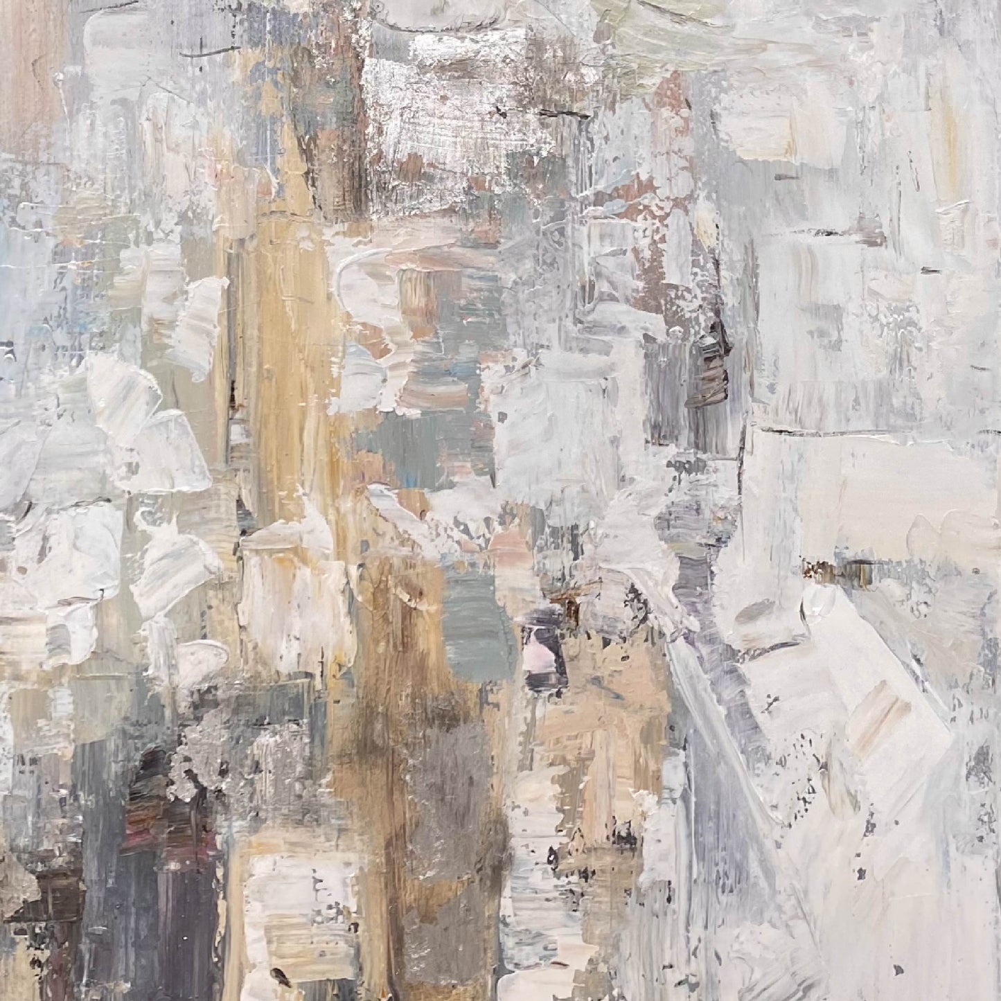 texture painting"Abstract Emotion Field"