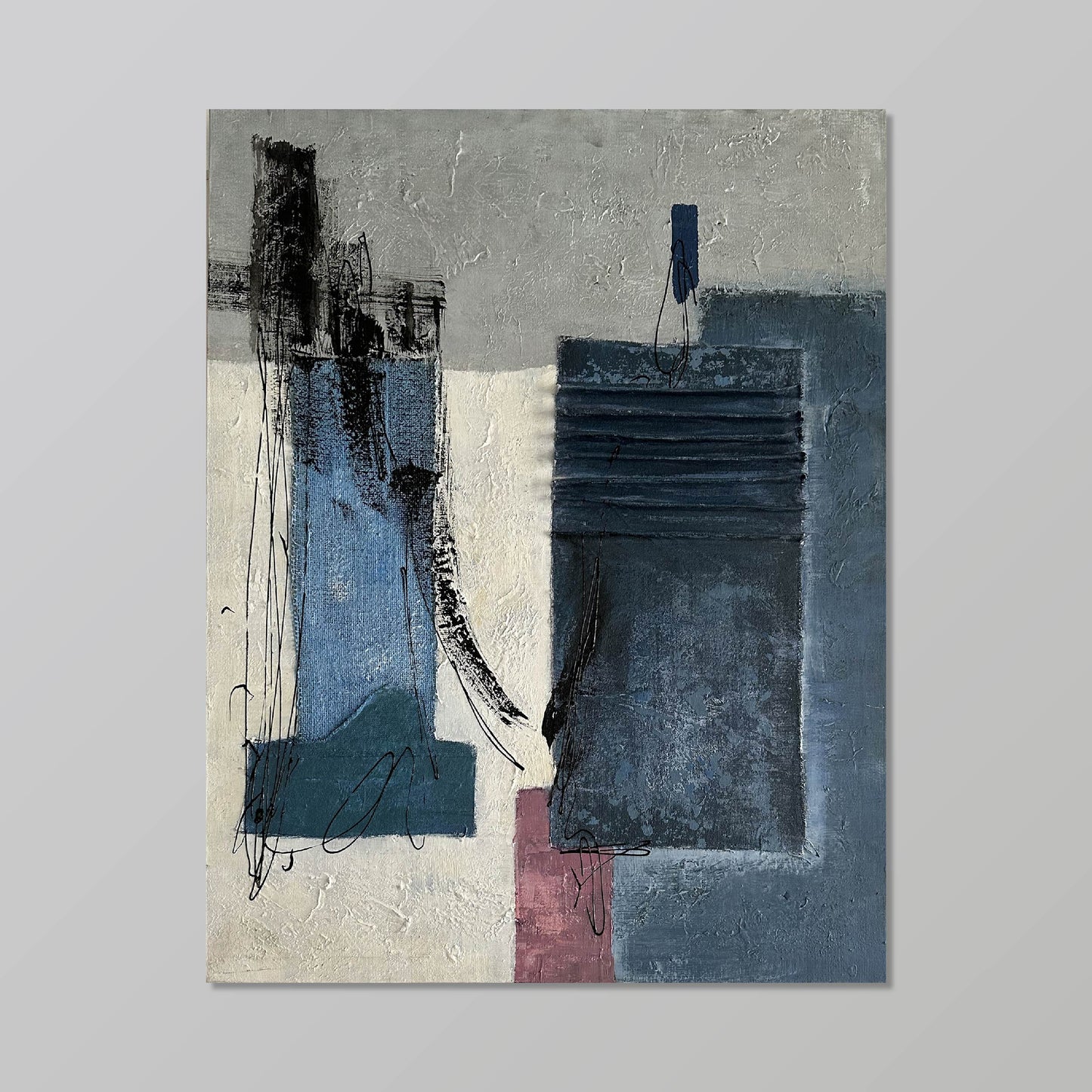 texture painting"Abstract Construction "