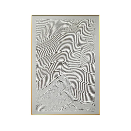 Minimalist Plaster Art "Flow“