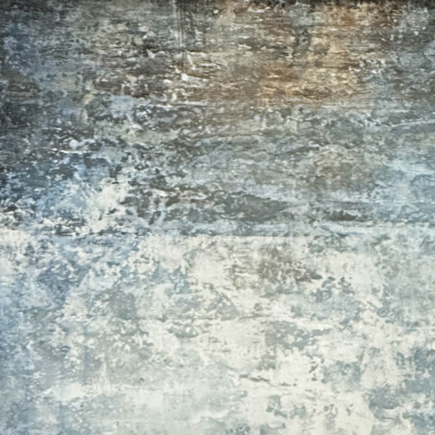 Abstract Painting"The Blue - Gold Dream of Mottled Years"