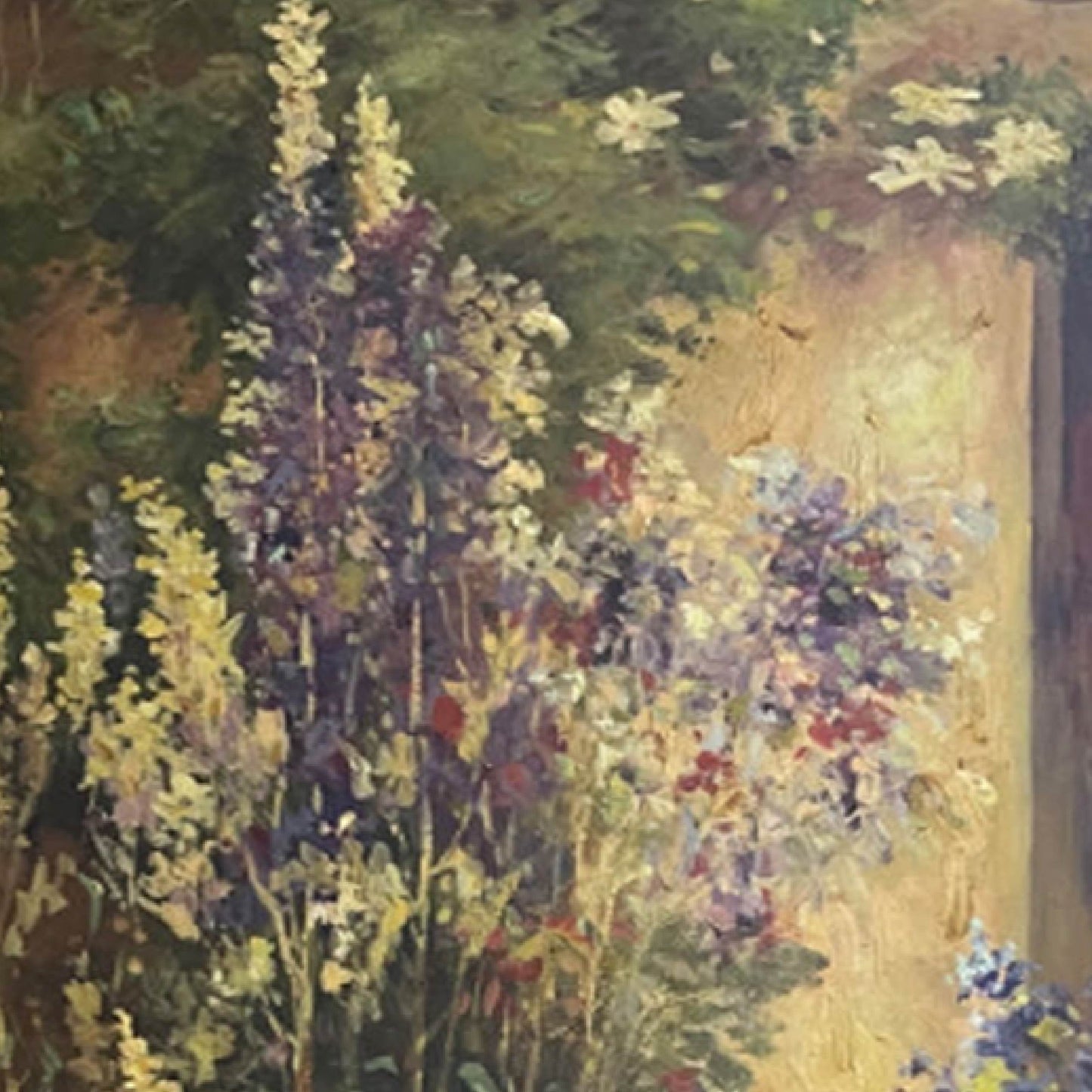 landscape painting"Flowery Hush"