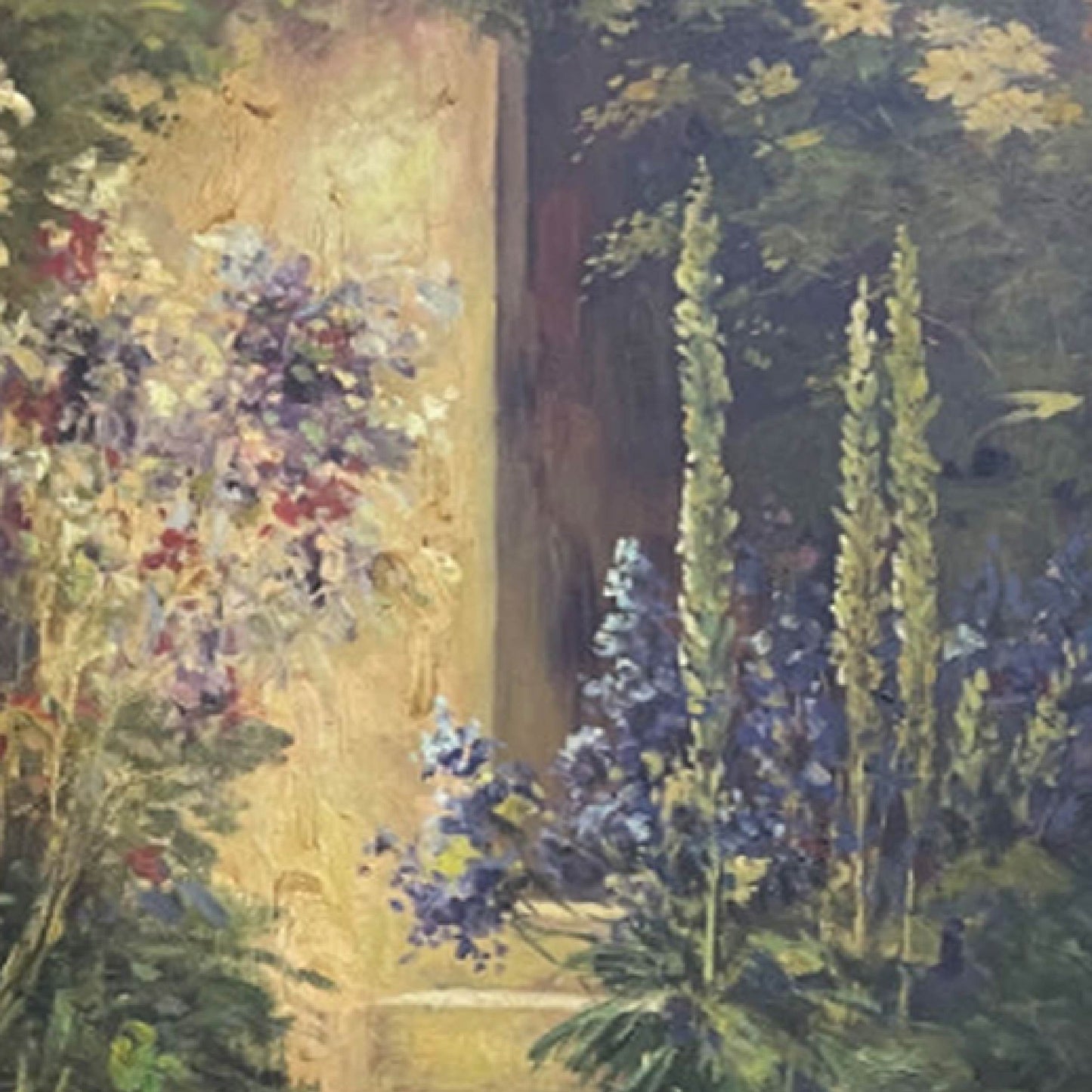 landscape painting"Flowery Hush"