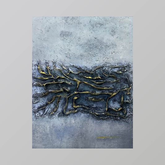 Abstract Painting"Abyssal Vein"