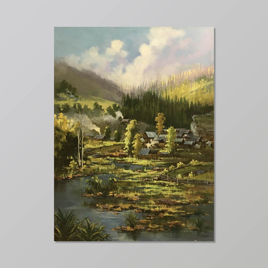 landscape painting"A Retreat in Mountains and Waters"
