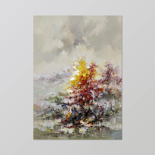 TexturedPainting"Color Dance in the Forest"