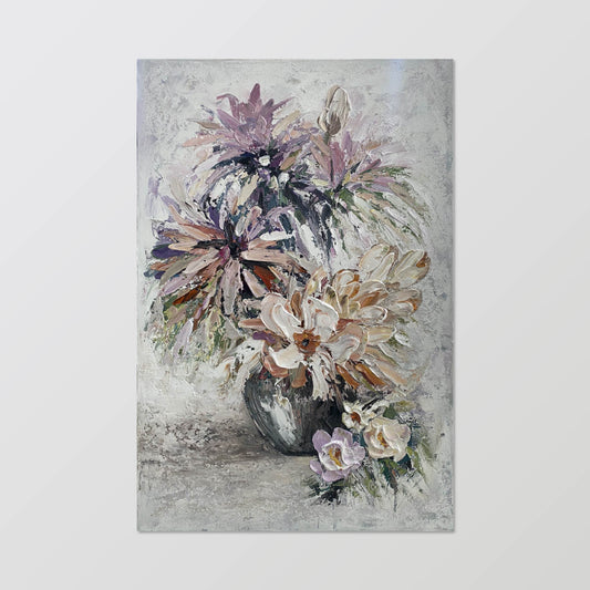 texture painting"Spring Day Fantasy in the Vase"