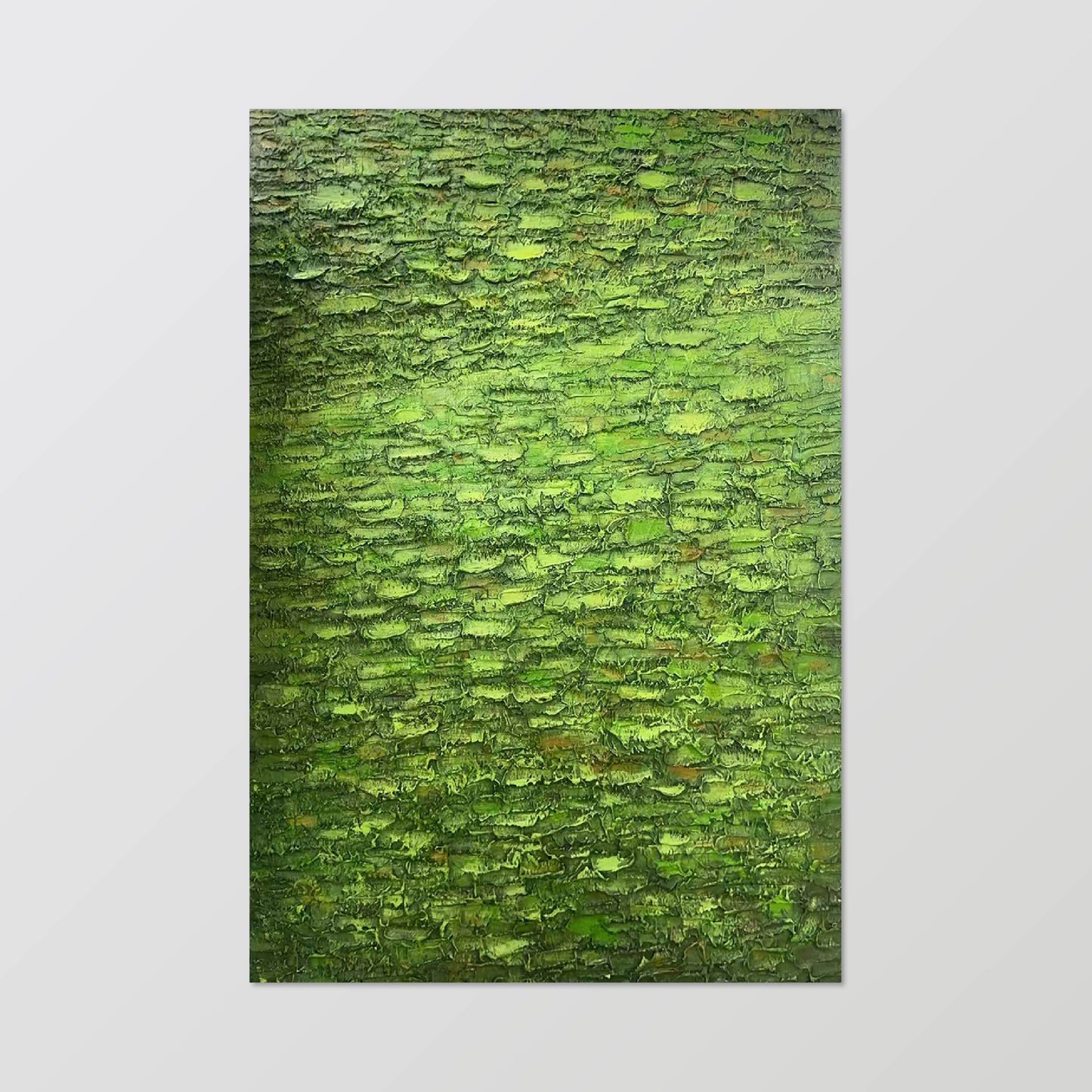 texture painting"Green Rhyme Secret Realm"