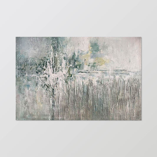 texture painting"Plain - Colored Nature"