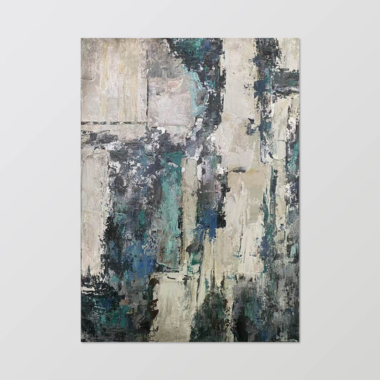 texture painting"Color Traces of Ruins"