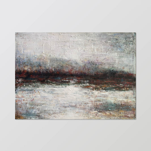 Abstract Painting"Grey Mist Mood